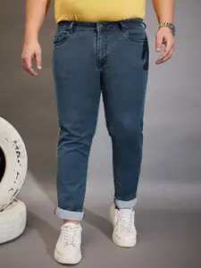 bigbanana Plus Size Men Mid-Rise Stretchable Cotton Jeans