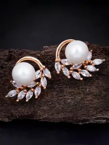 Sukkhi Glorious Gold Plated Contemporary Studs Earrings
