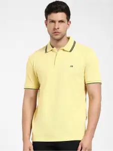 SELECTED Polo Collar Cotton T-shirt
