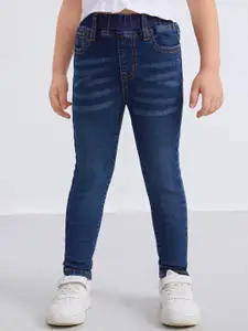 Kotty Girls Jean Skinny Fit Light Fade Cotton  Jeans