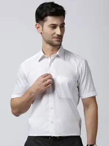 Kryptic Contemporary Spread Collar Pure Cotton Casual Shirt