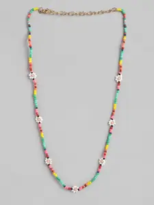 RICHEERA Multicoloured Beaded Necklace