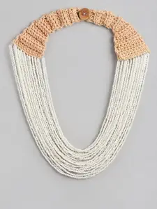 RICHEERA Women Beaded Layered Necklace