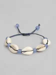RICHEERA Women Blue & White Wraparound Bracelet
