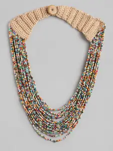 RICHEERA Layered Beaded Necklace