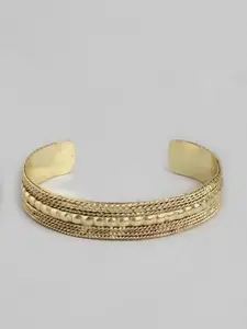 RICHEERA Women Gold-Plated Kada Bracelet