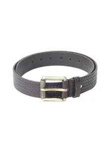 Calvadoss Men Woven Design Leather Belt