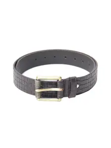 Calvadoss Men Textured Leather Belt