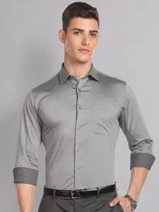 AD By Arvind Spread Collar Pure Cotton Formal Shirt
