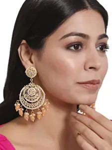 Anouk Gold-Plated Crescent Shaped Chandbalis Earrings