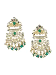 AccessHer Gold-Plated Floral Chandbalis Earrings