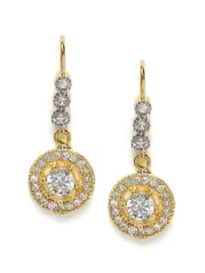 AccessHer Gold-Plated Contemporary Drop Earrings
