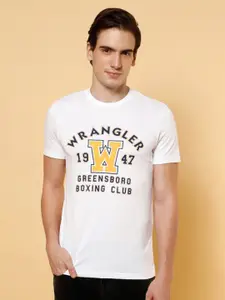 Wrangler Typography Printed Cotton T-shirt
