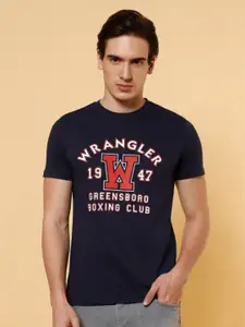 Wrangler Typography Printed Cotton T-shirt