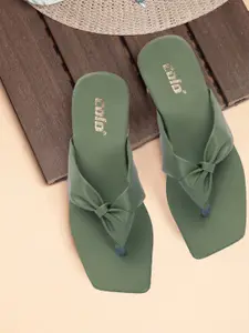 Colo Women No Back Strap Open Toe Flats