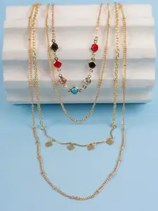Jewelz Gold-Plated Layered Necklace