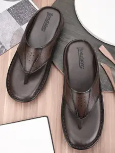 Roadster Men Brown T-Straps Comfort Sandals