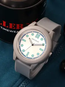 Killer Men Brass Patterned Dial & Wrap Around Straps Analogue Watch KLMO51D