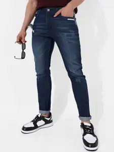 Campus Sutra Men Blue Smart Slim Fit Light Fade Stretchable Jeans