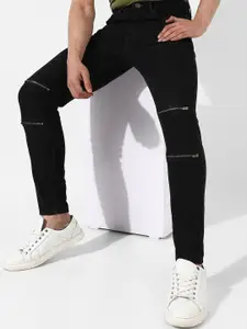 Campus Sutra Men Black Smart Slim Fit Stretchable Jeans