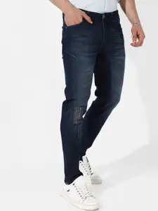 Campus Sutra Men Navy Blue Smart Slim Fit Stretchable Jeans