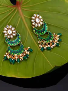 Sukkhi Gold Plated Contemporary Chandbalis Earrings