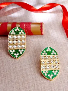 Sukkhi Gold-Plated Contemporary Stud Earrings