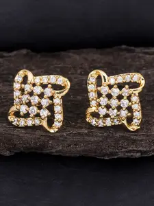 Sukkhi Gold Plated Contemporary Studs Earrings