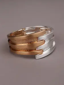 ODETTE Women Silver Cuff Bracelet