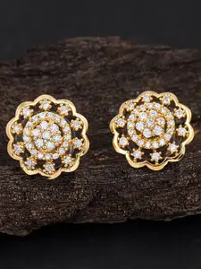Sukkhi Gold-Plated Contemporary Studs Earrings