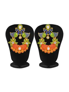 Sukkhi Gold-Plated Peacock Chandbalis Earrings