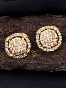 Sukkhi Gold Plated Circular Studs Earrings