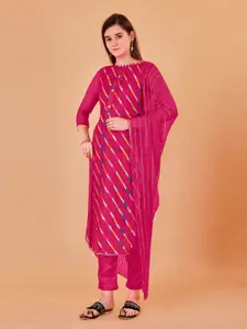 APNISHA Embroidered Pure Cotton Unstitched Dress Material