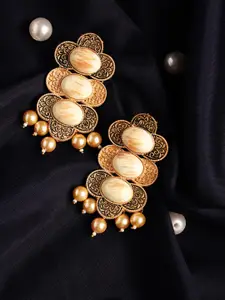 Anouk Gold-Plated Geometric Drop Earrings