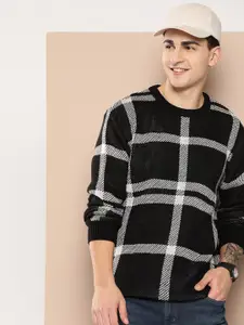 HERE&NOW Men Checked Pullover