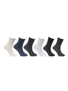 Calvadoss Calvadoss Men Pack Of 6 Patterned Above Ankle-Length Socks