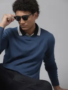 The Roadster Lifestyle Co. Long Sleeves Acrylic Pullover