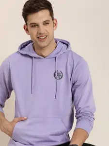 HERE&NOW Solid Long Sleeves Hooded Sweatshirt