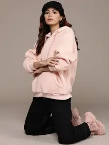 The Roadster Lifestyle Co. Sherpa Oversized Hooded Sweatshirt