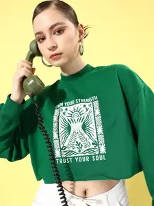 The Roadster Life Co. Printed Hello Monsoon Hyper Graphics Sweatshirt