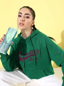 The Roadster Life Co. Hello Monsoon-Anti Fits/ Oversized Printed Hooded Sweatshirt