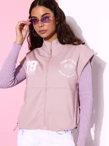 The Roadster Life Co. Mock Neck Printed Sweatshirt