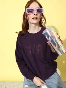 The Roadster Life Co. Graphic Embroidered Sweatshirt