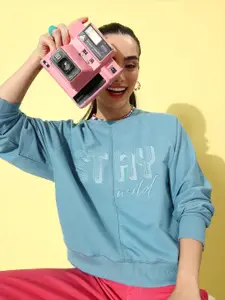 The Roadster Life Co. Graphic Embroidered Sweatshirt