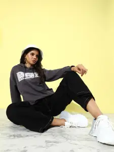 The Roadster Life Co. Graphic Printed Hooded Sweatshirt