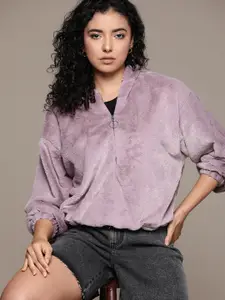 The Roadster Lifestyle Co. Faux Fur Trim Hooded Sweatshirt