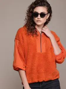 The Roadster Lifestyle Co. Hooded Faux Fur Sweatshirt