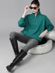 The Roadster Lifestyle Co. Half Zipper Sweatshirt