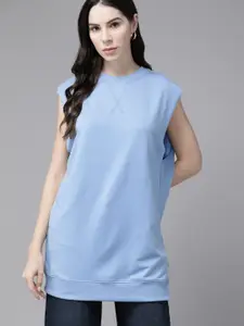 The Roadster Lifestyle Co. Longline Sleeveless Sweatshirt