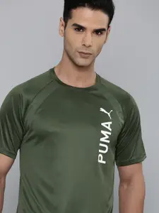 Puma FIT Ultrabreathe Round Neck Brand Logo Printed DryCELL Training Or Gym T-Shirt